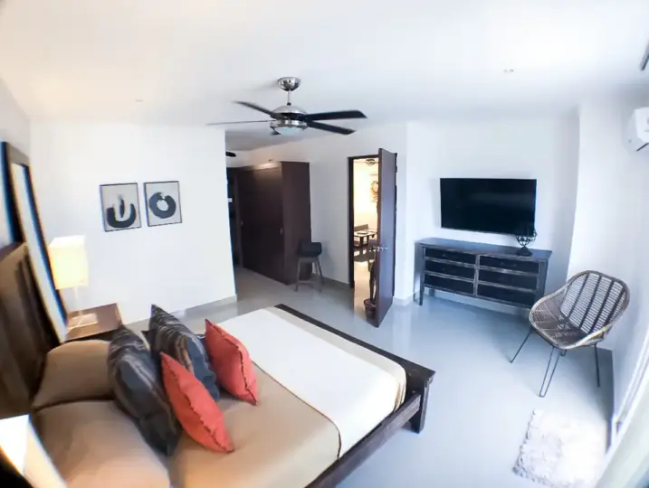 Master bed room condo in Playa del Carmen